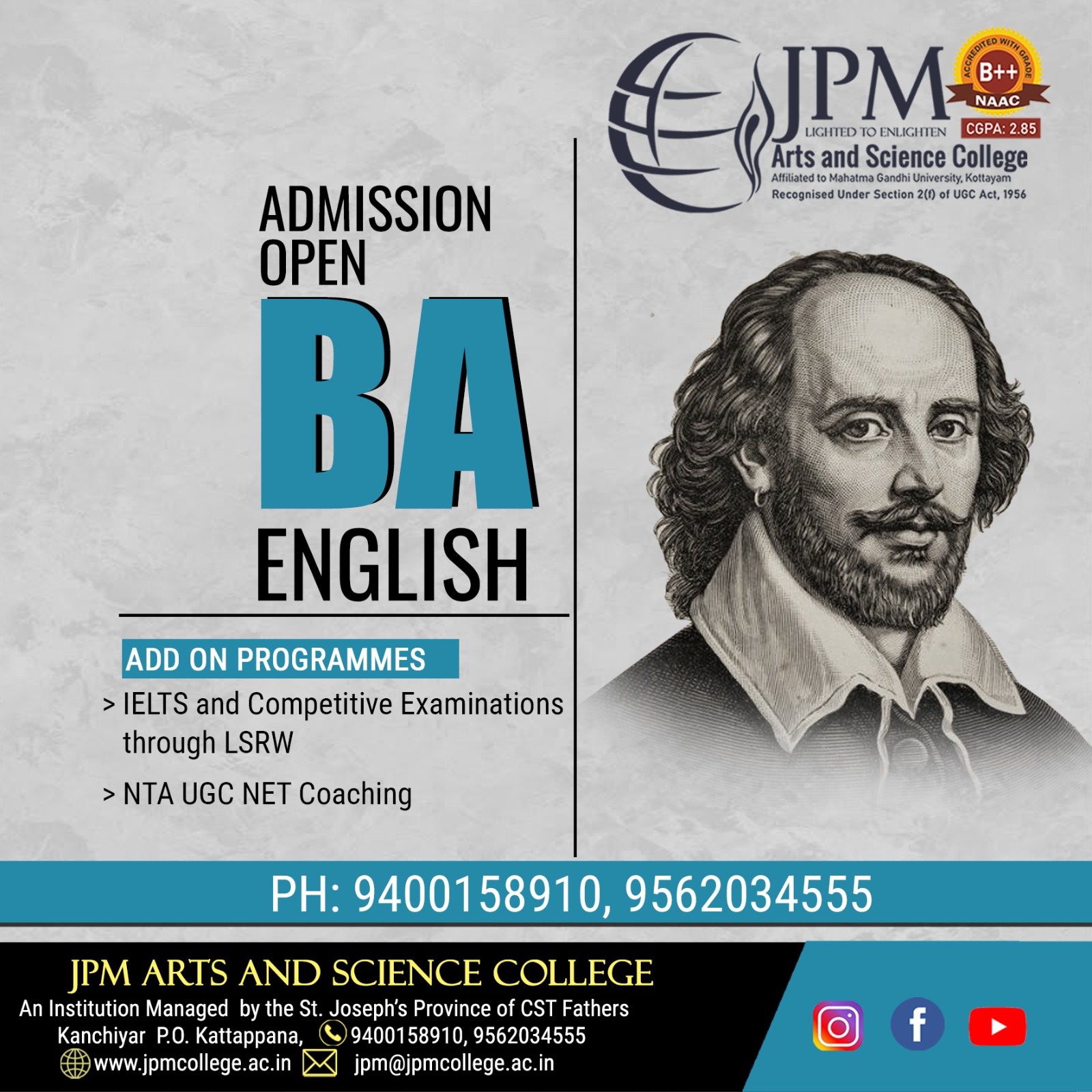 Bachelor of Arts in English (BA English)
